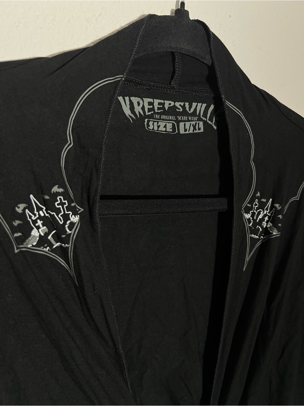 NWOT NIGHTTIME CEMETERY TIE TOP - Picture 6 of 8